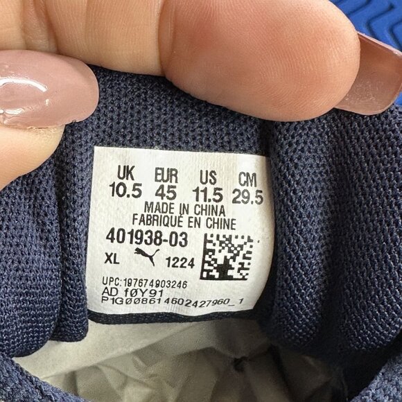 Puma X-Ray Clean Men's size 11.5 Blue Multicolored Running Shoes 401938-03 - Picture 8 of 8